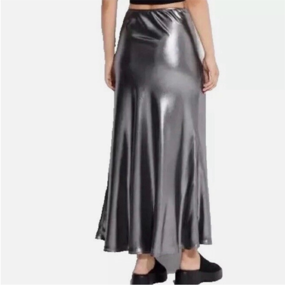 TWO - Wild Fable Metallic Silver Skirts - Picture 2 of 8